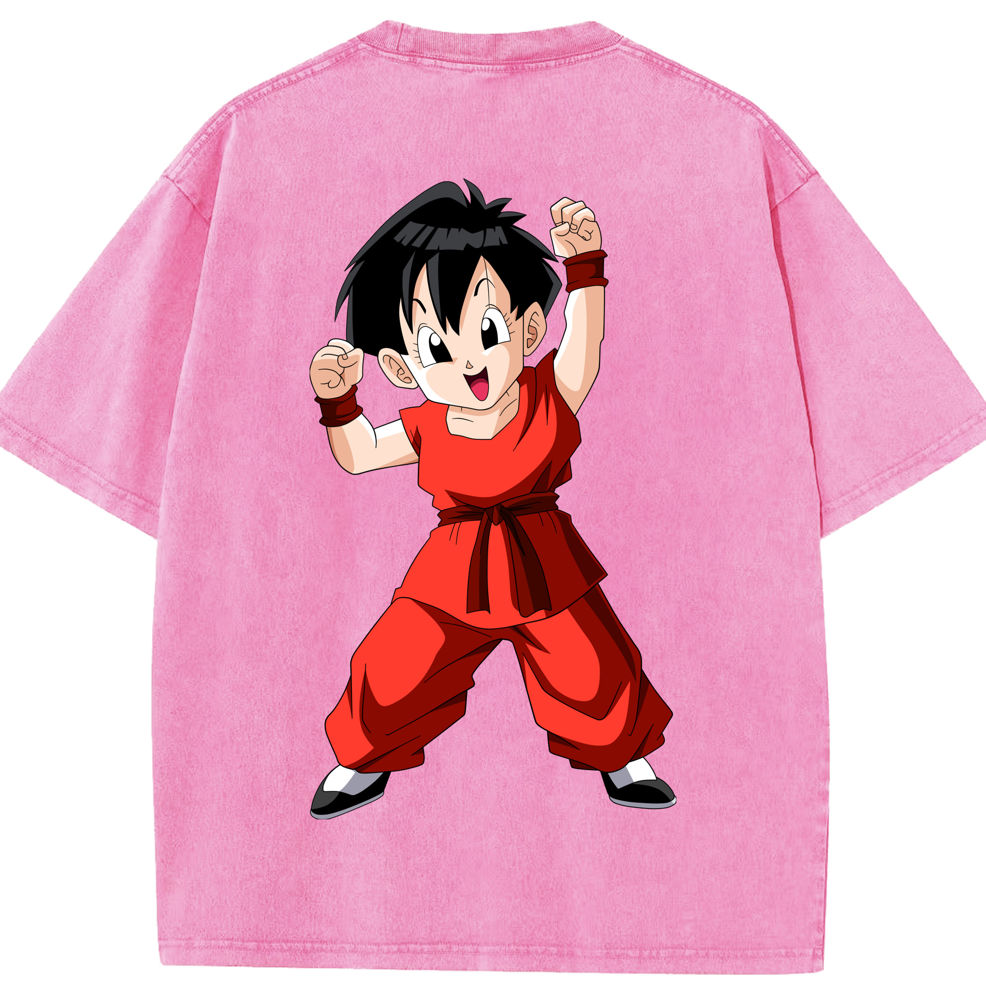 （画像用） ドラゴンボール パン DRAGON BALL Pan 綿100% ヴィンテージ風 半袖Tシャツ（背面プリント）